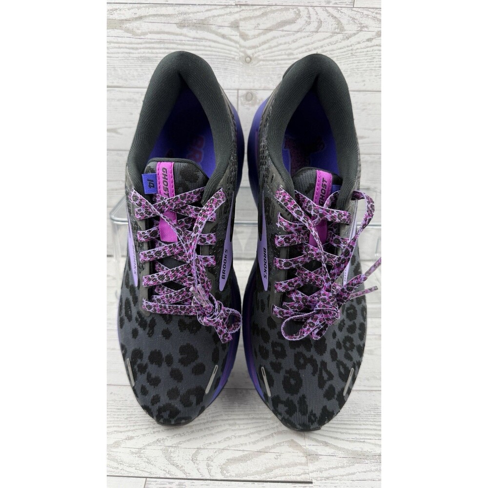 RARE Brooks Ghost 14 ‘Electric Cheetah’ Women Running Sneakers Sz 8.5 #129 - Picture 3 of 6